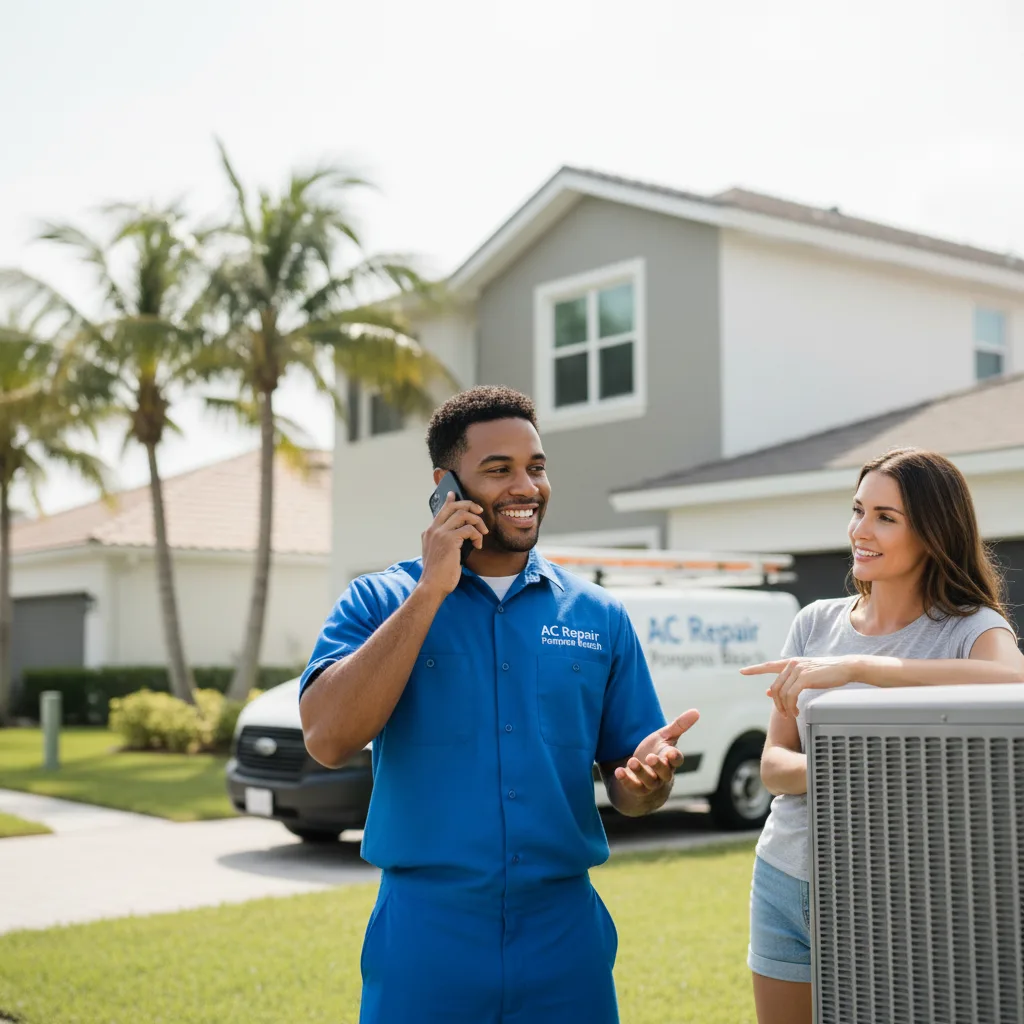 AC Repair Pompano Beach customer support in Brookside